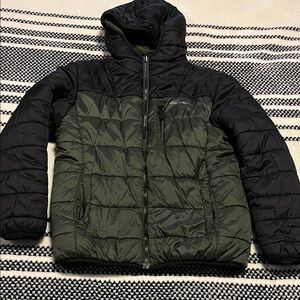Eddie Bauer Kids Puffer Jacket - Black and Olive